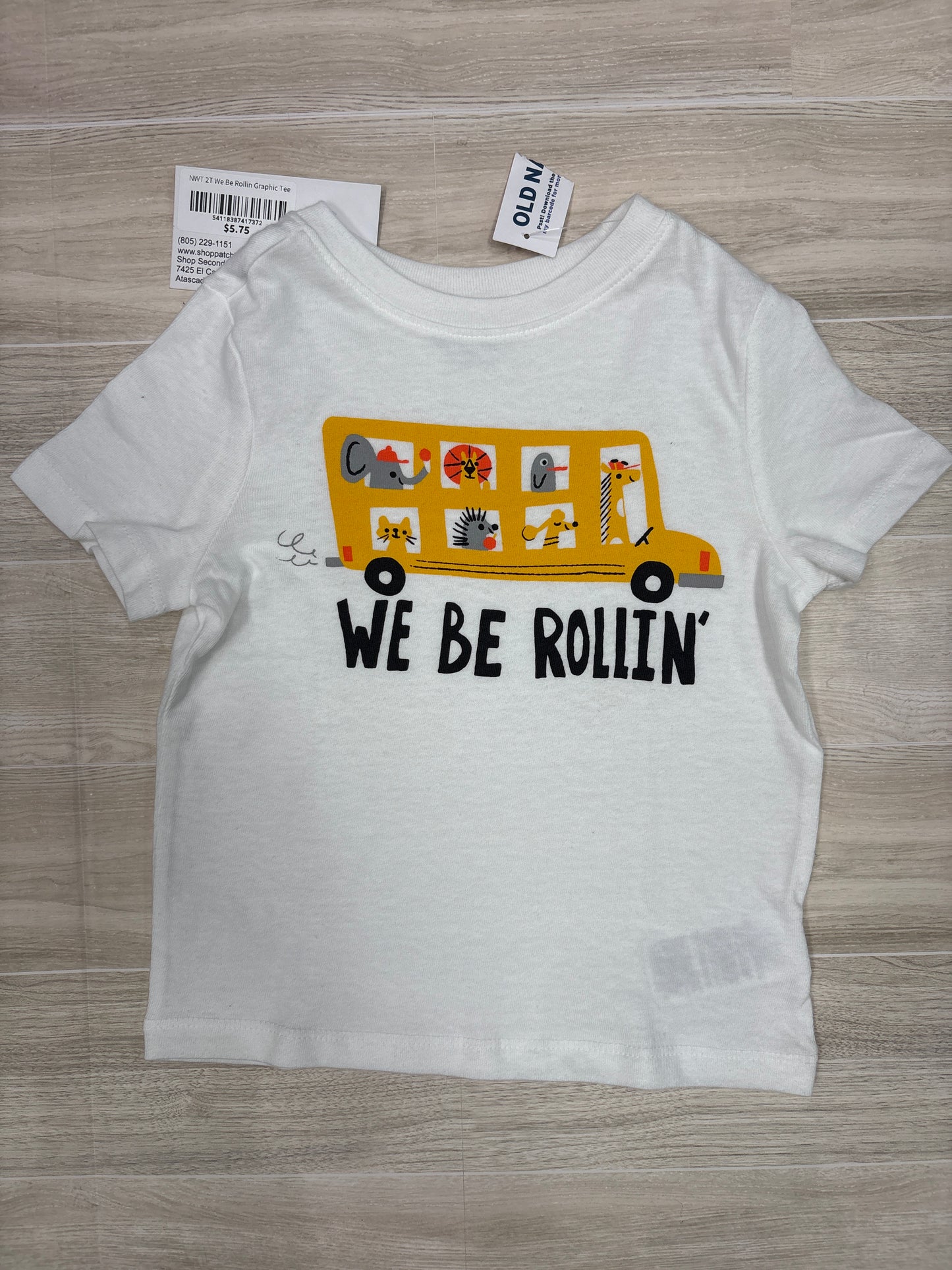 NWT 2T We Be Rollin Graphic Tee
