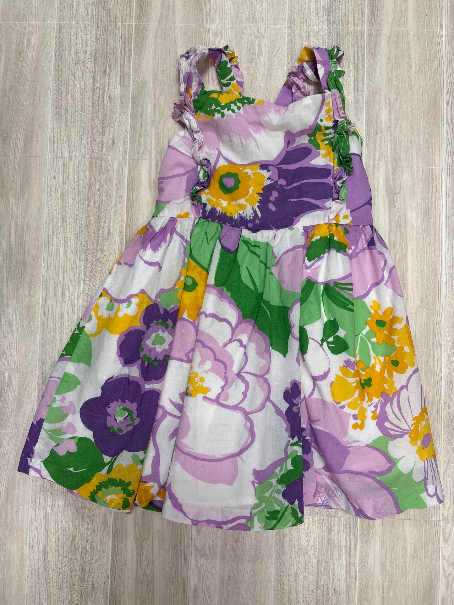 4T Janie + Jack Purple Flower Tank Dress