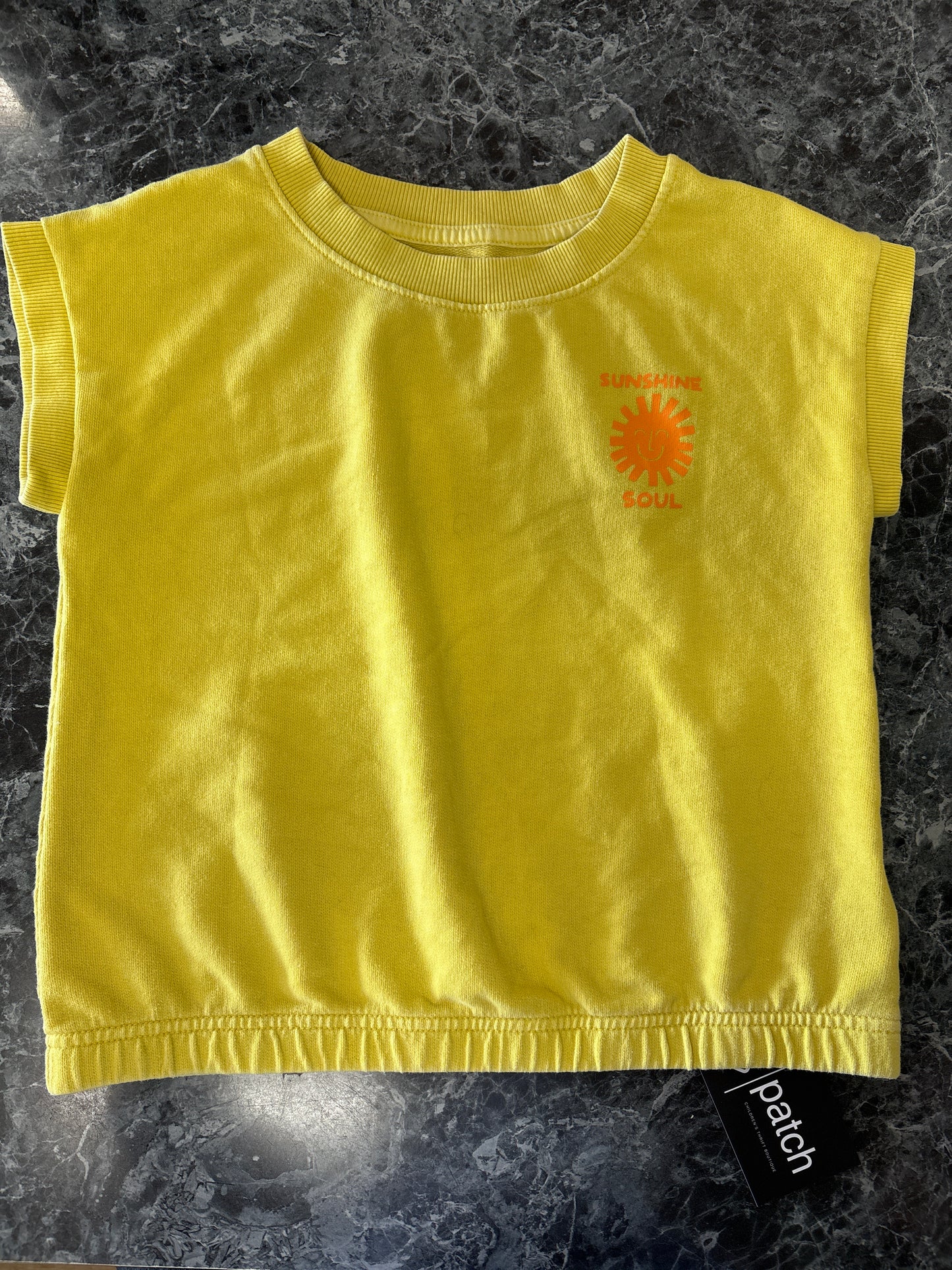 7/8 Haute Hippie Sunflower Crop Shirt