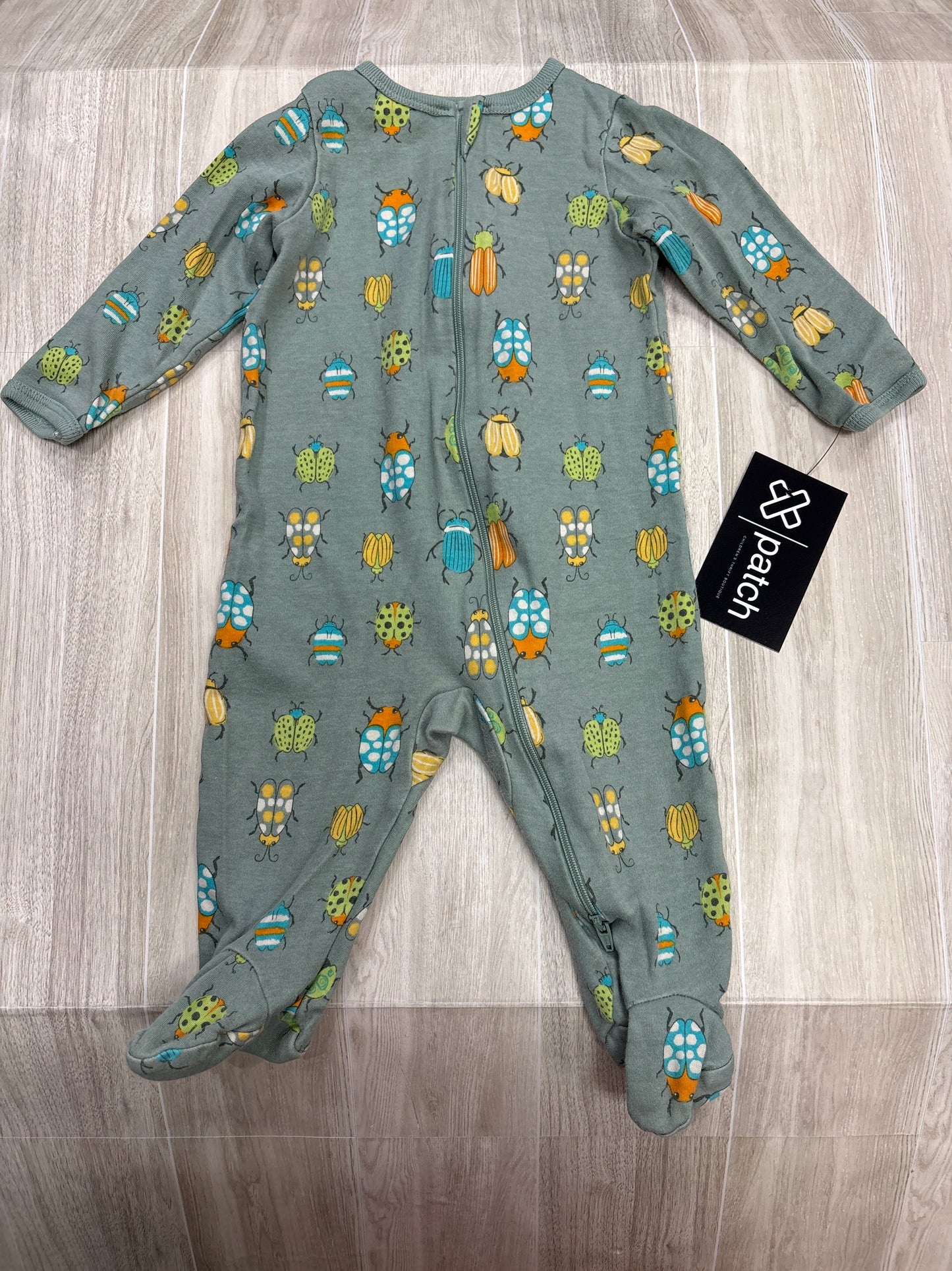 3-6m Sage Bug Pajama