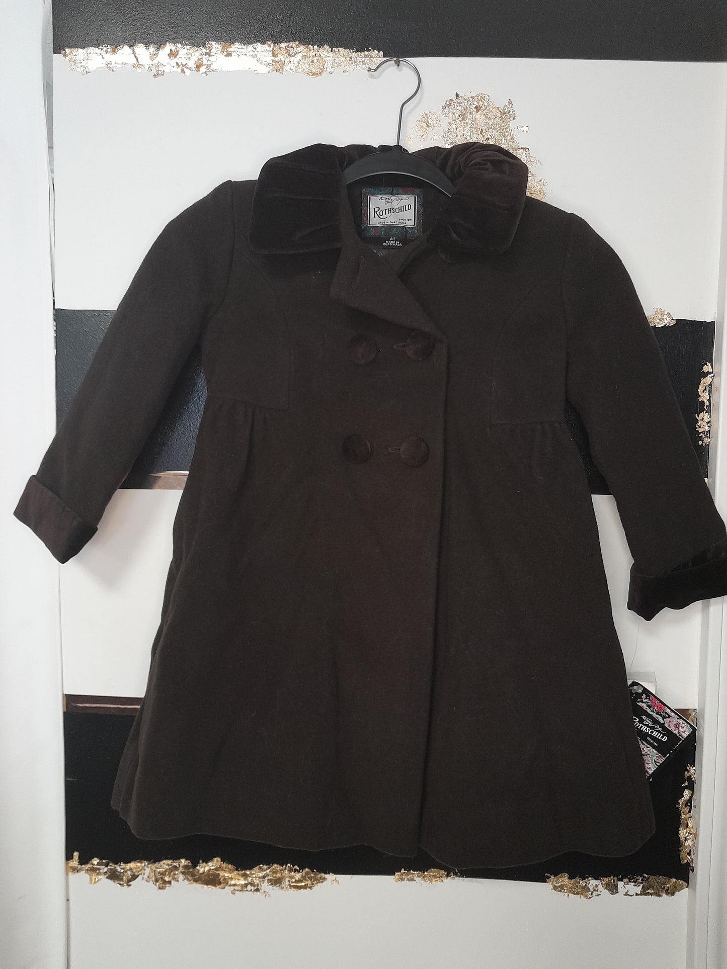 NWT Rothschild Brown Peacoat