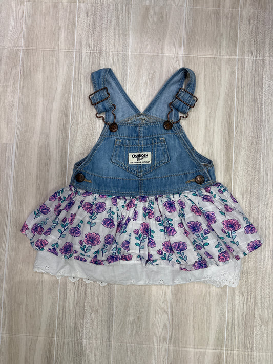 6m OshKosh Floral Overall Dress