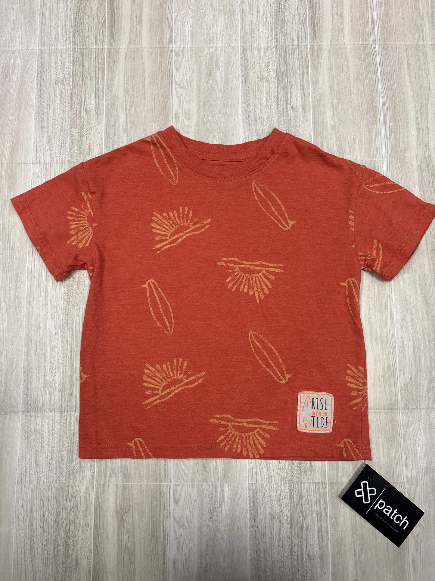 4T Orange Sunshine Surfboard Tee