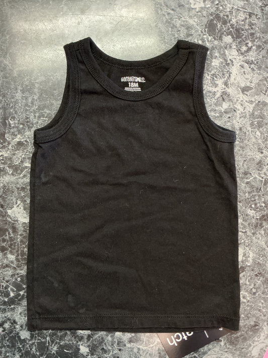 18m Black Tank Top
