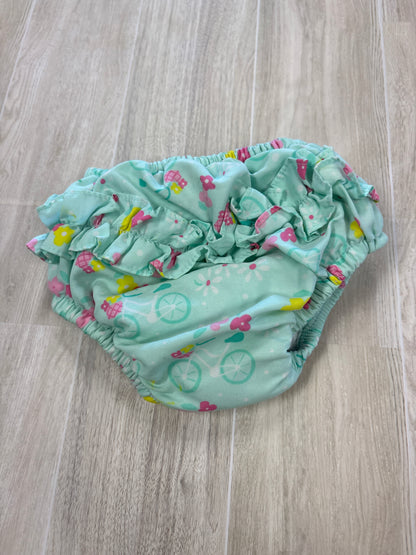 Swim Diaper - Blue Floral/Bicycles