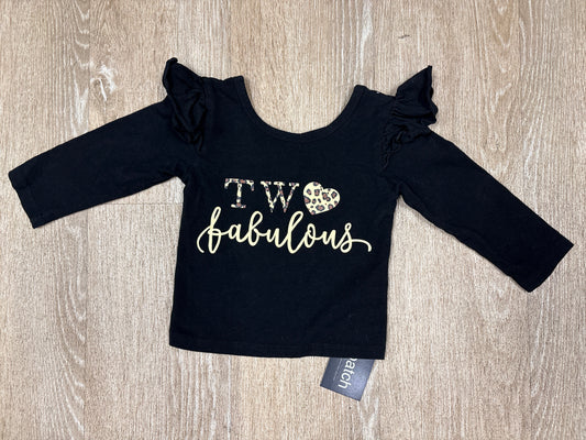 2T Black Two Fabulous Long Sleeve