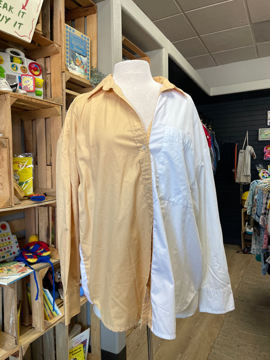 Womens Large Abercrombie & Fitch Oversized Button Shirt