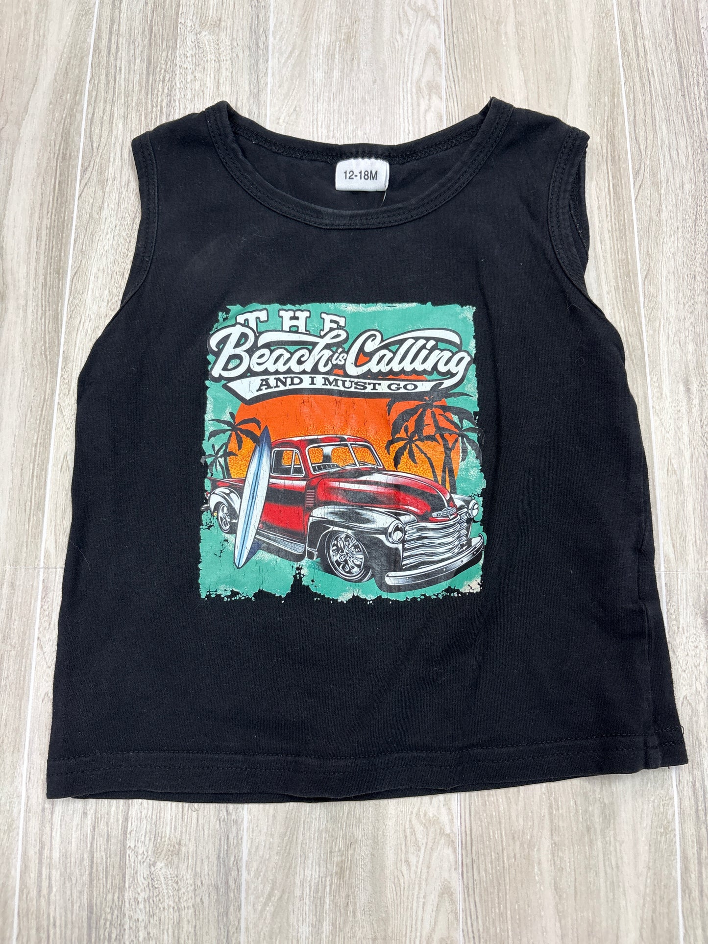 12-18m Black The Beach Is Calling