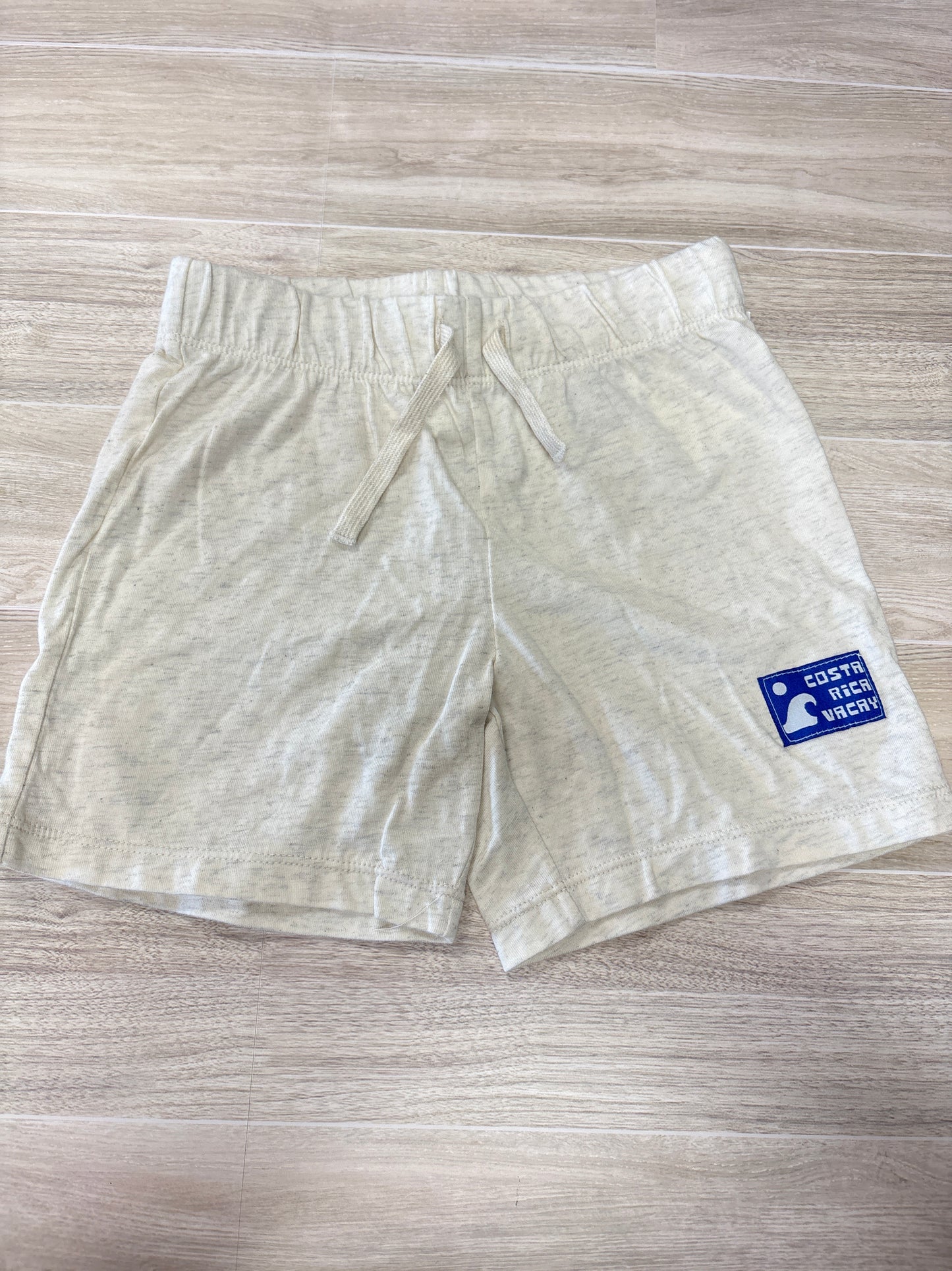 NWT 4T Heathered Off White Soft Shorts