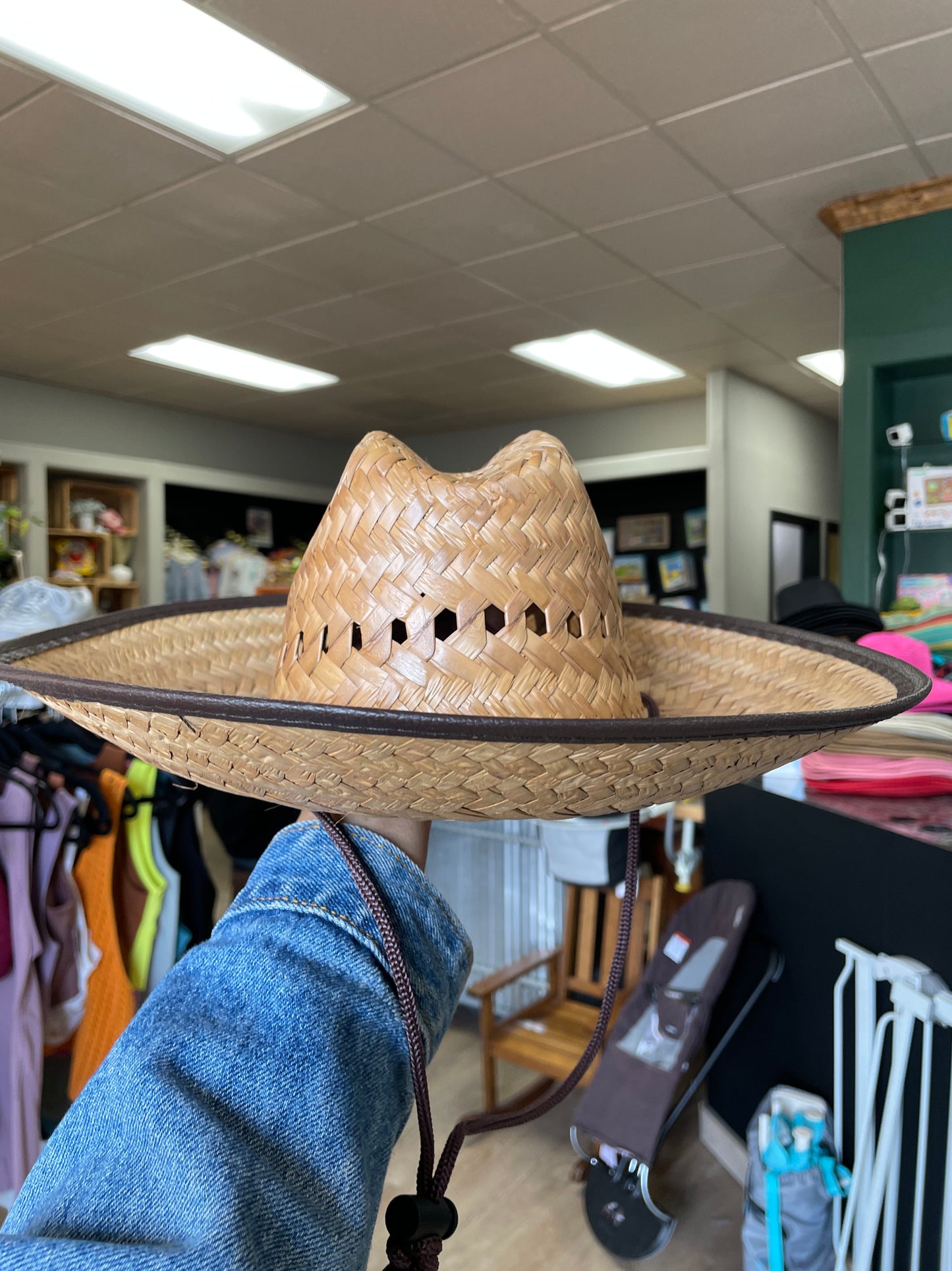 NEW Kids Lifeguard Straw Hat - Brown