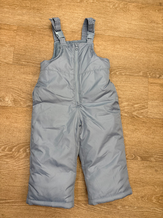 2T Light Blue Snow Bib