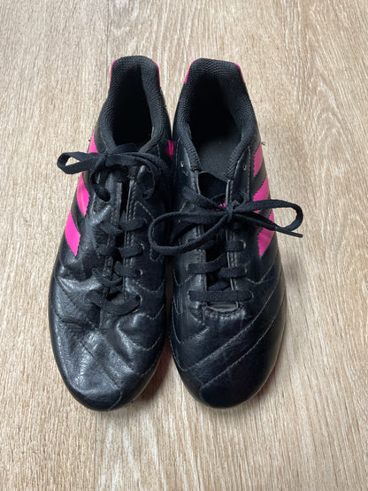 3Y Pink/Black Adidas Cleats