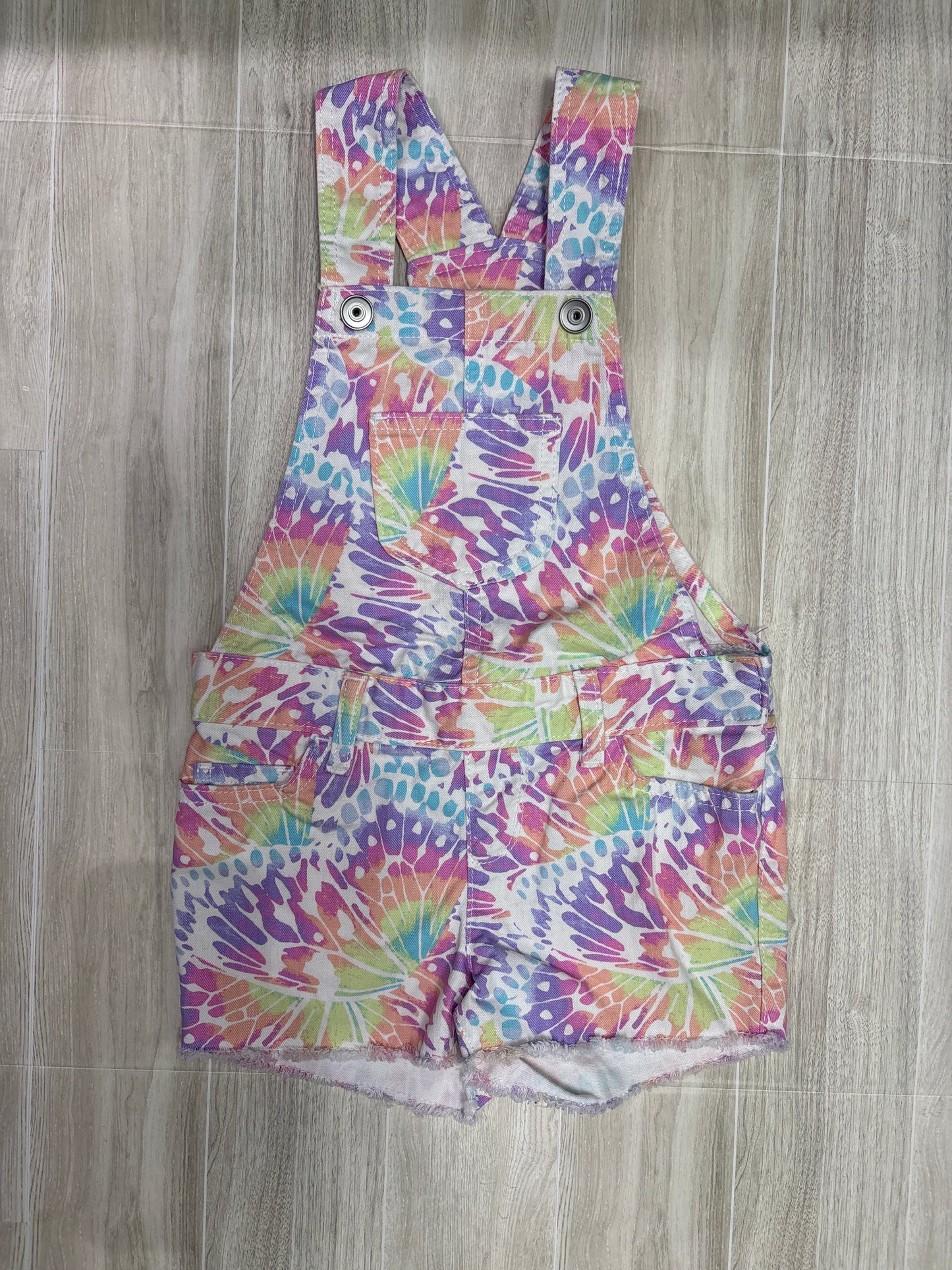 4T Neon Printed Overalls