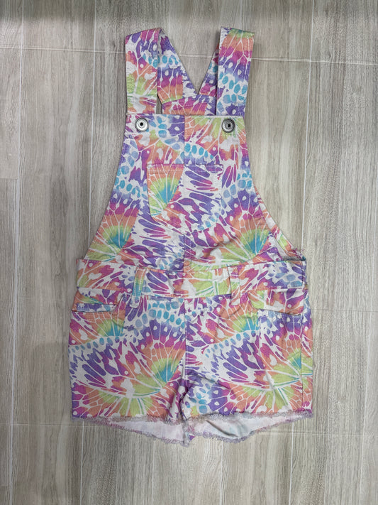 4T Neon Printed Overalls