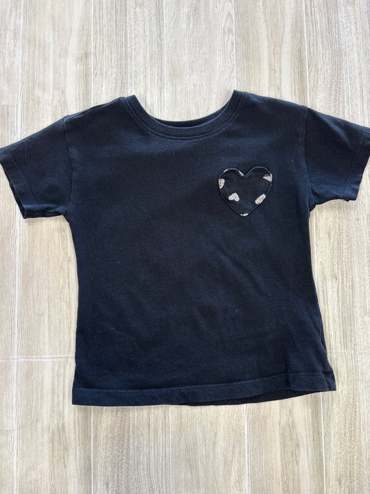 4T Black Heart Tee