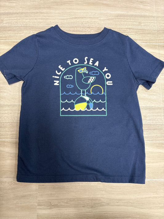 4T Navy Nice To Sea You Tee