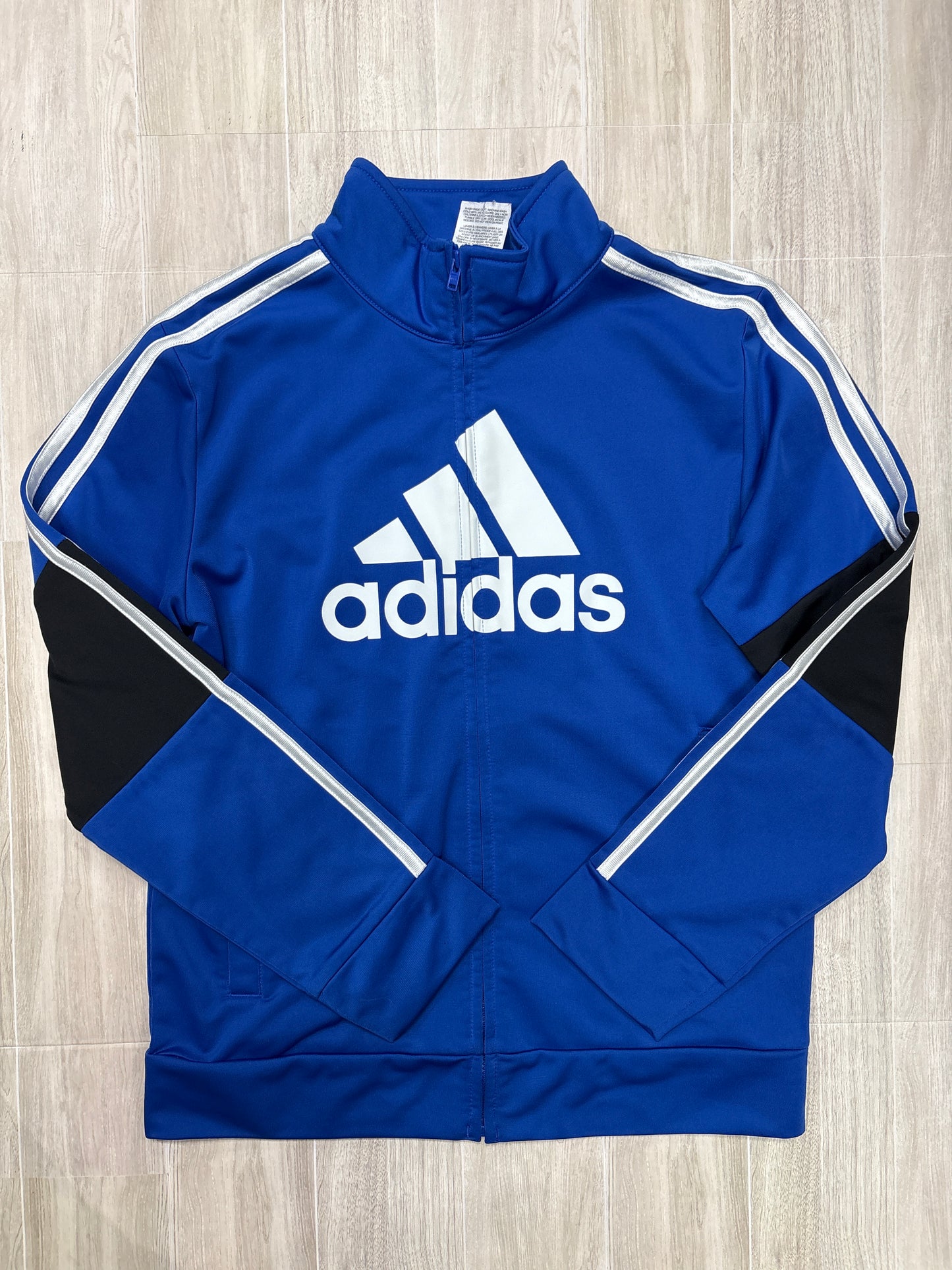 10/12 Adidas Royal Blue Zip Up Jacket
