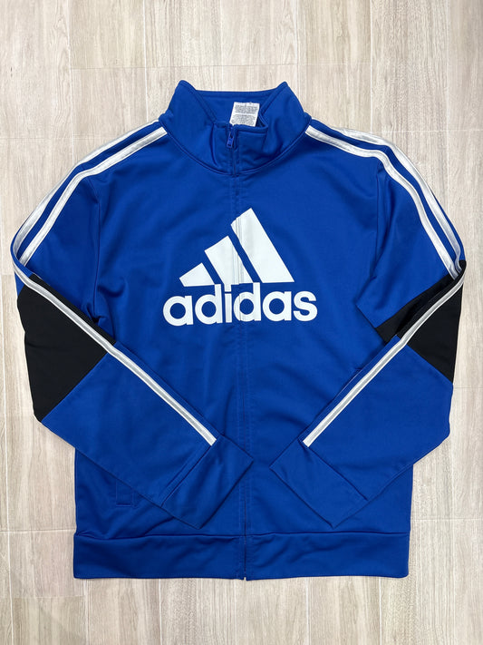 10/12 Adidas Royal Blue Zip Up Jacket