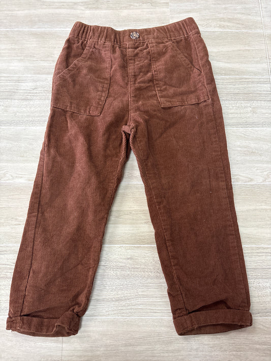 24m Brown Corduroy Pull On Pants