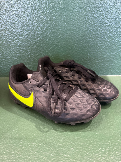 10c Nike Neon Green/ Black Cleats