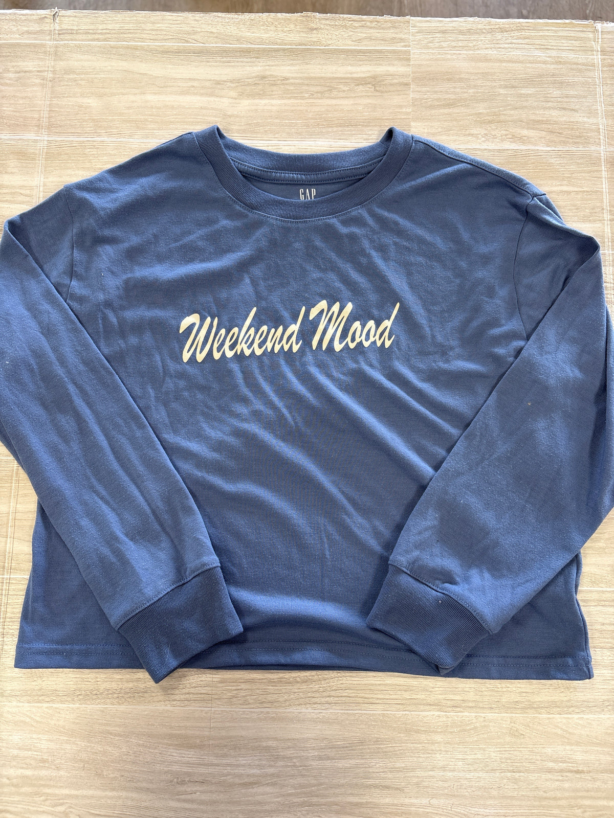 8 GAP Blue Weekend Mood Long Sleeve