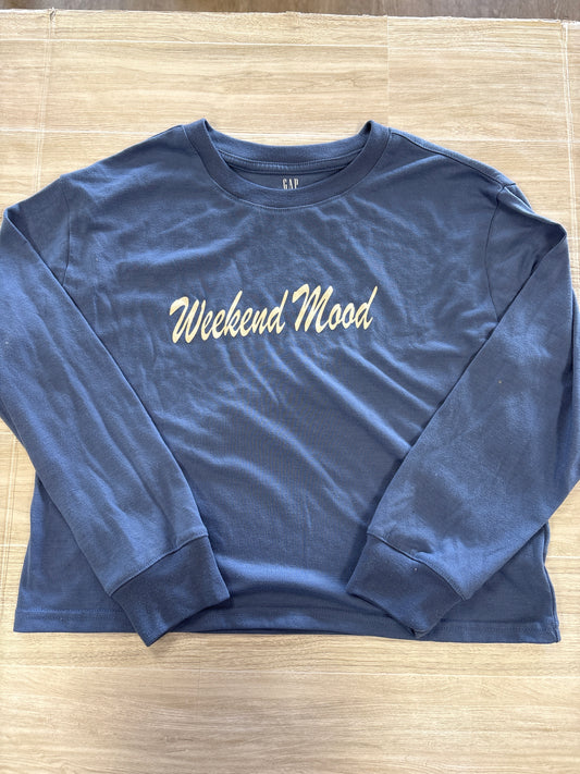 8 GAP Blue Weekend Mood Long Sleeve