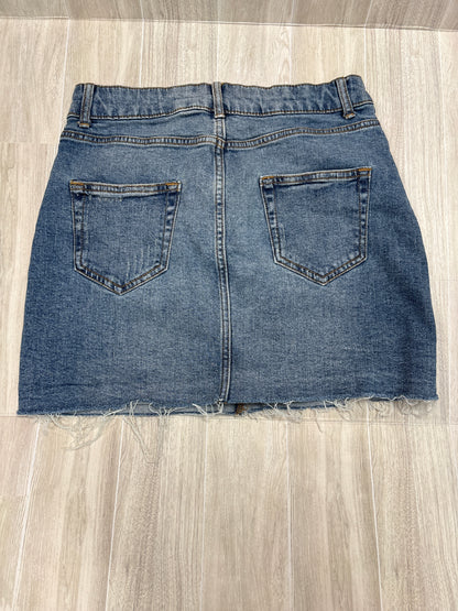 Womens 6 Medium Wash Denim Skirt