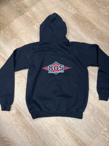 10/12 805 Boardshop Black Hoodie