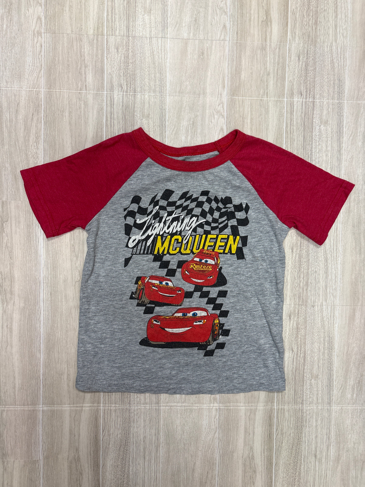 4T Grey/Red LMQ Graphic Tee