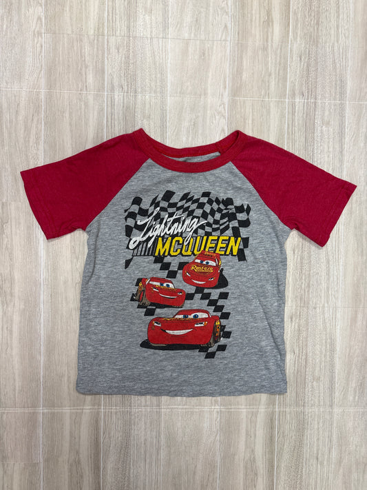 4T Grey/Red LMQ Graphic Tee