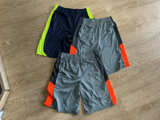 14/16 Athletic Shorts 3 Pack