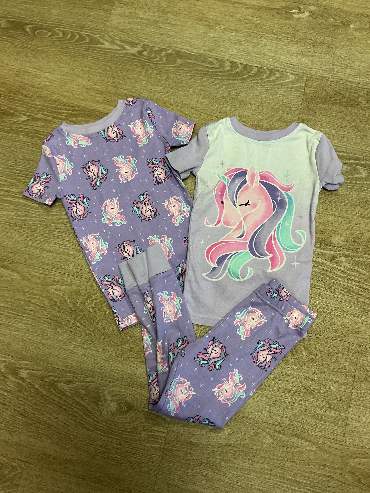 5T 3 Piece Unicorn Pajama Set