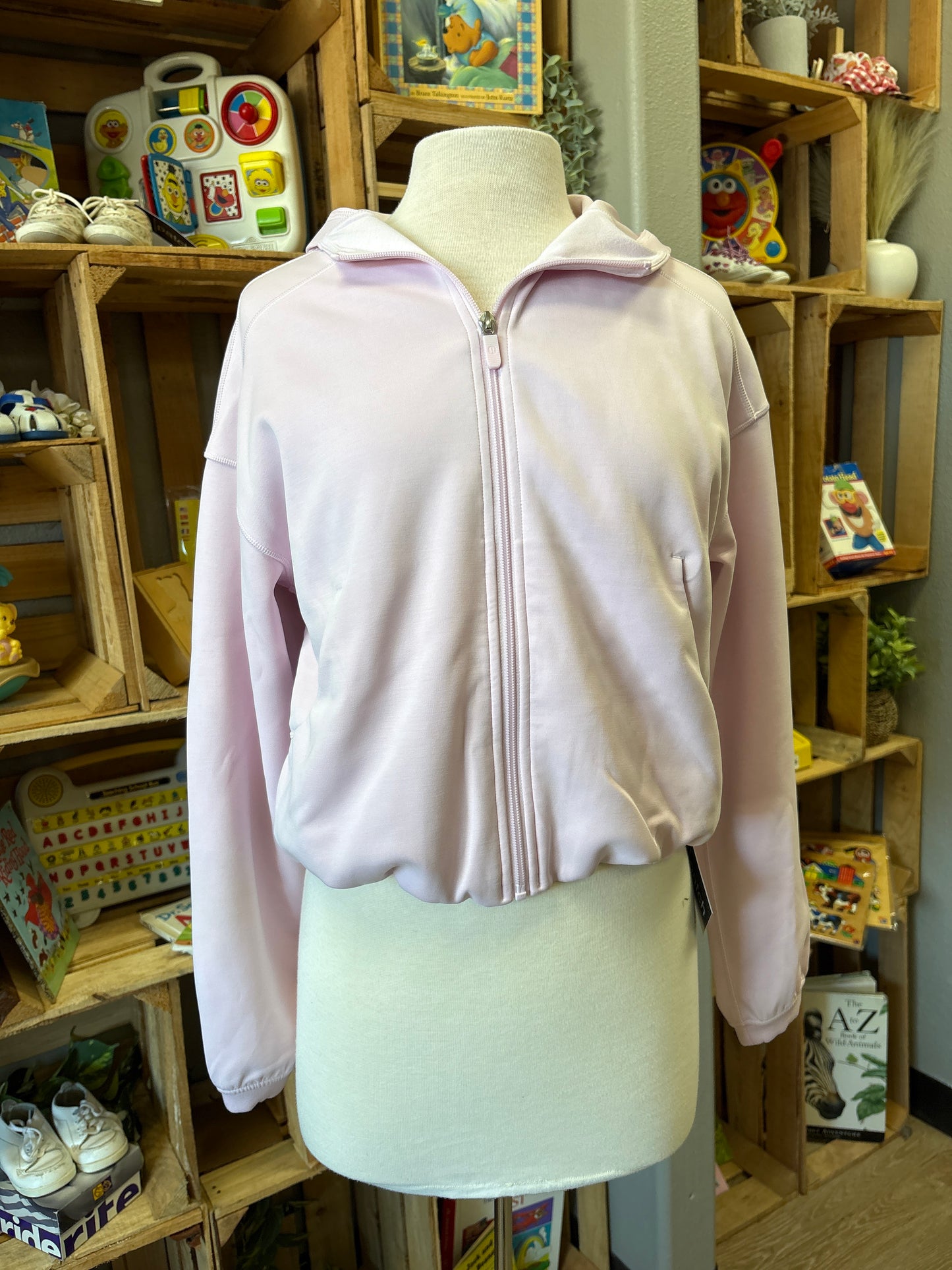 Womens 6 Lululemon Lavender Oversized Scuba Zip Jacket