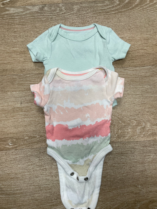 Newborn Onesie 2 Pack Light Pinks/Mint