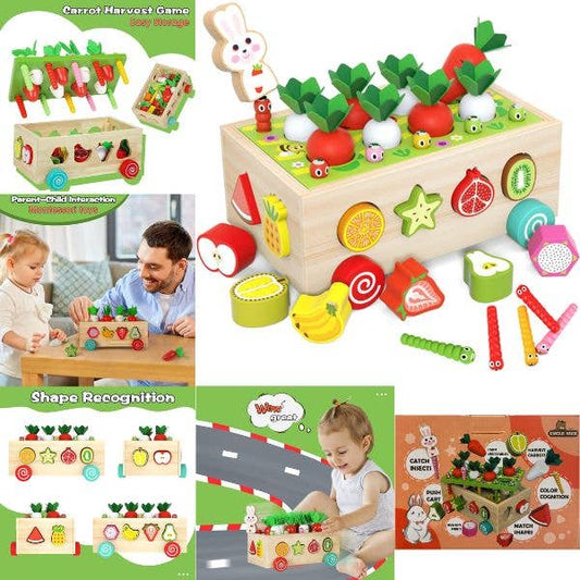 STEM Toys - Wooden 33PC Uncle Nicks Garden