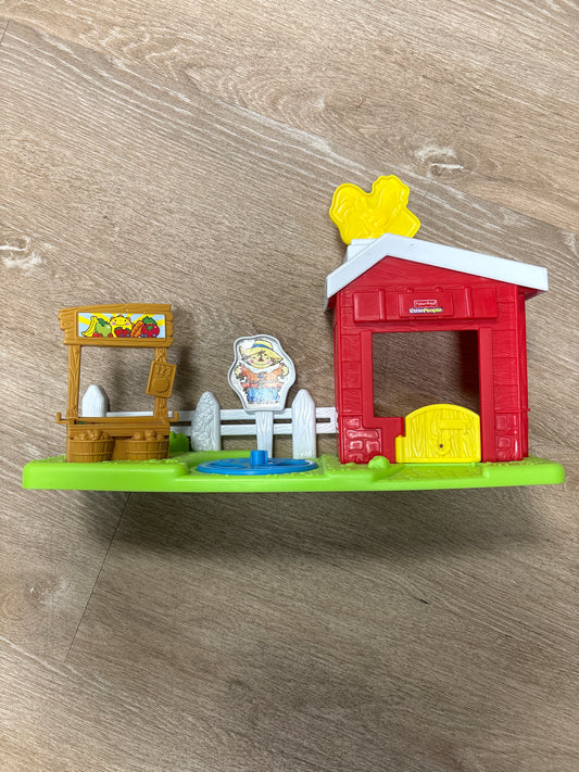 Toy - Fischer Price Little People Barn Farm Stand