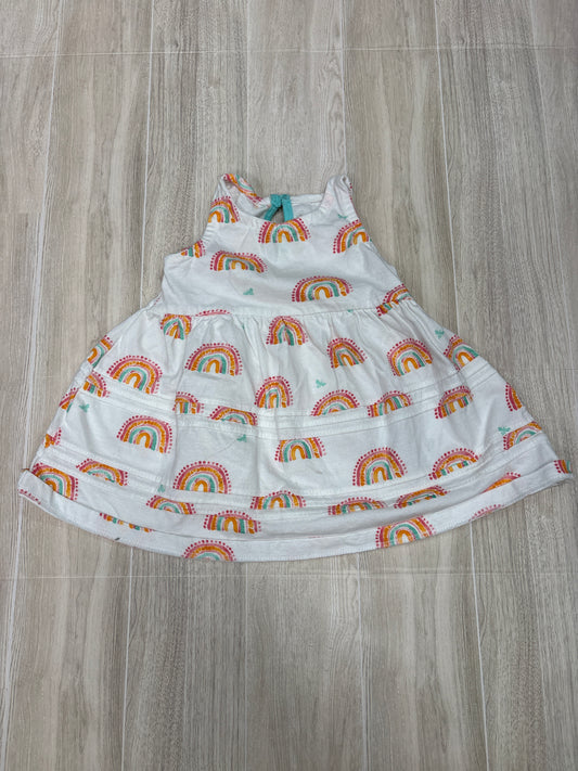 0-3m Burts Bees Rainbows Tank Dress