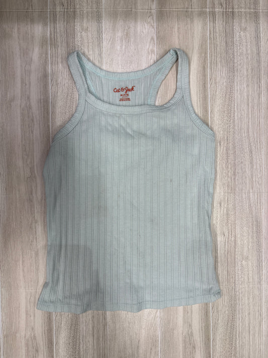 7/8 Mint Ribbed Racerback Tank