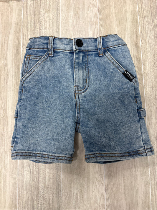 2T Light Wash Volcom Denim Shorts
