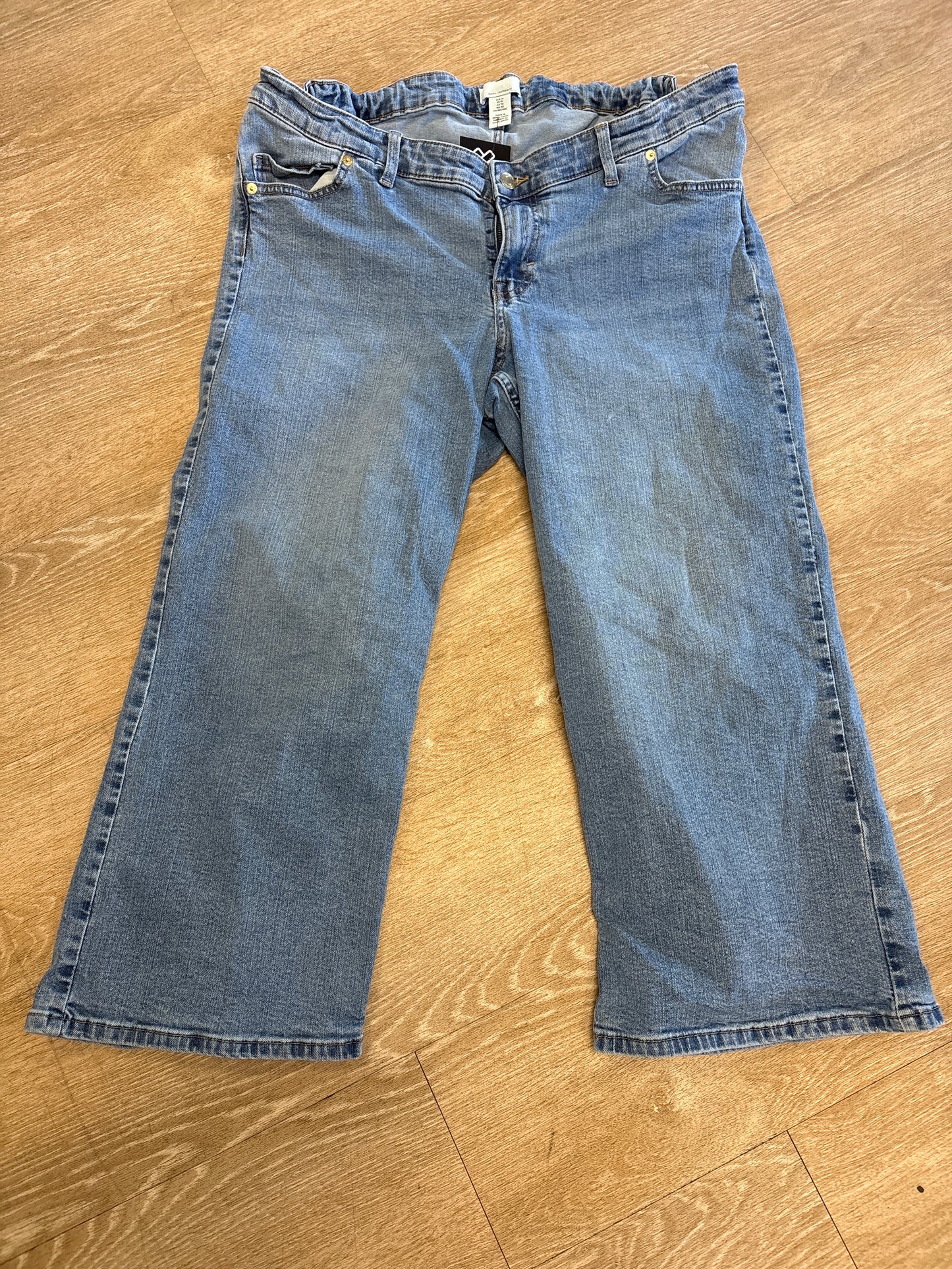 Womens XL H&M Maternity Medium Wash Denim