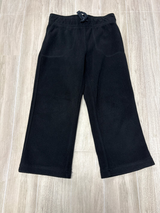3T Black Wide Leg Sweatpant