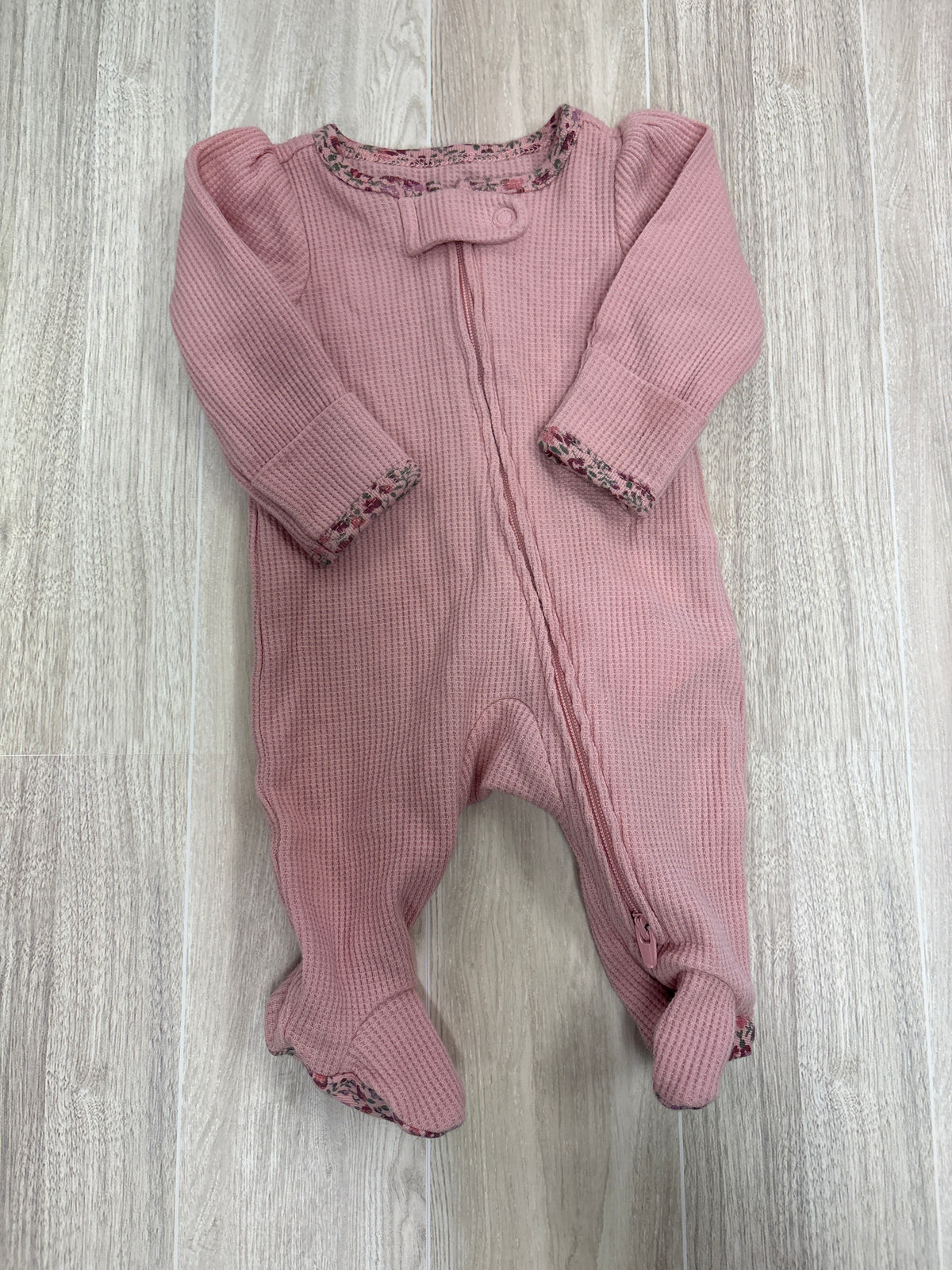 Preemie Waffle Knit Pajama