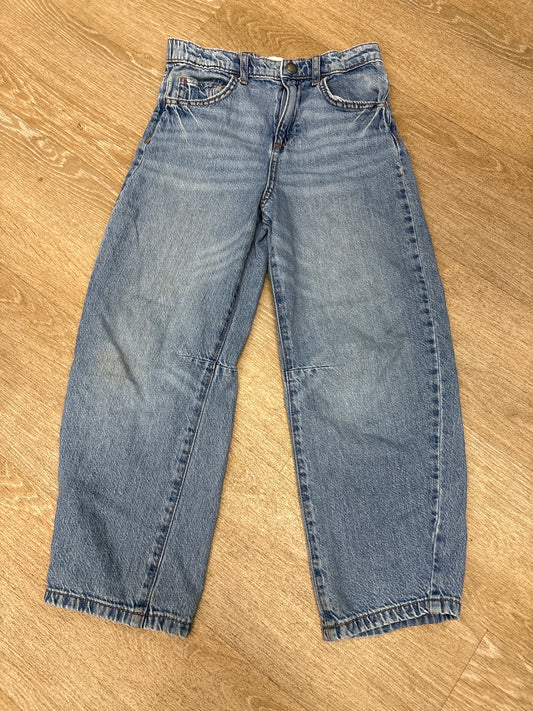 8 Cotton On Light Wash Barrel Leg Denim