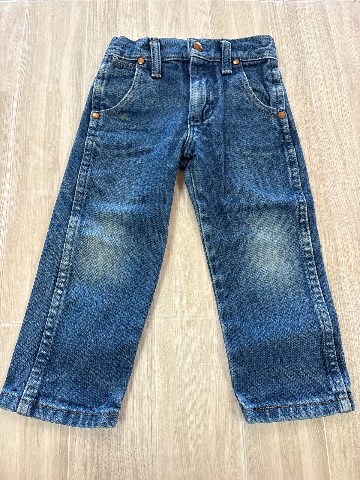 3T Medium Wash Slim Wrangler Denim - Blemish
