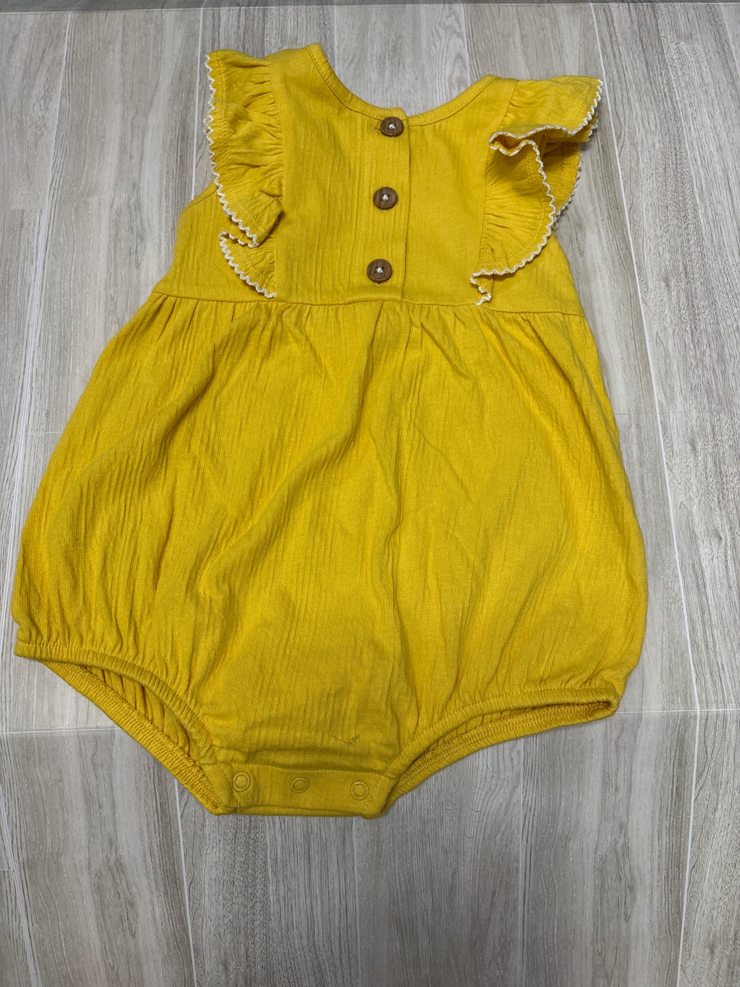 NWT 24m Yellow Ruffle Romper