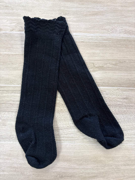6-12m Black Knee High Socks