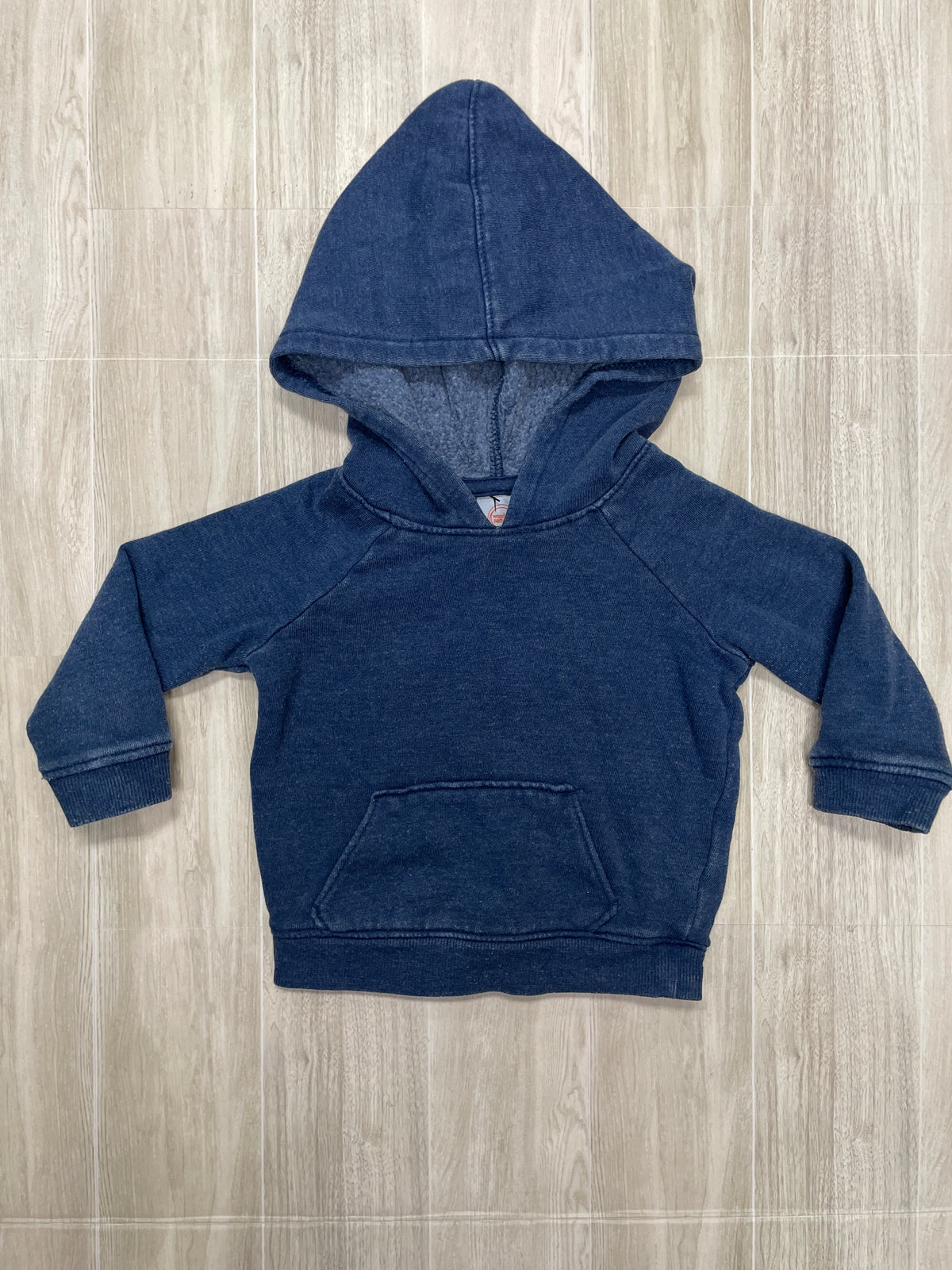 12m Navy Pull On Hoodie