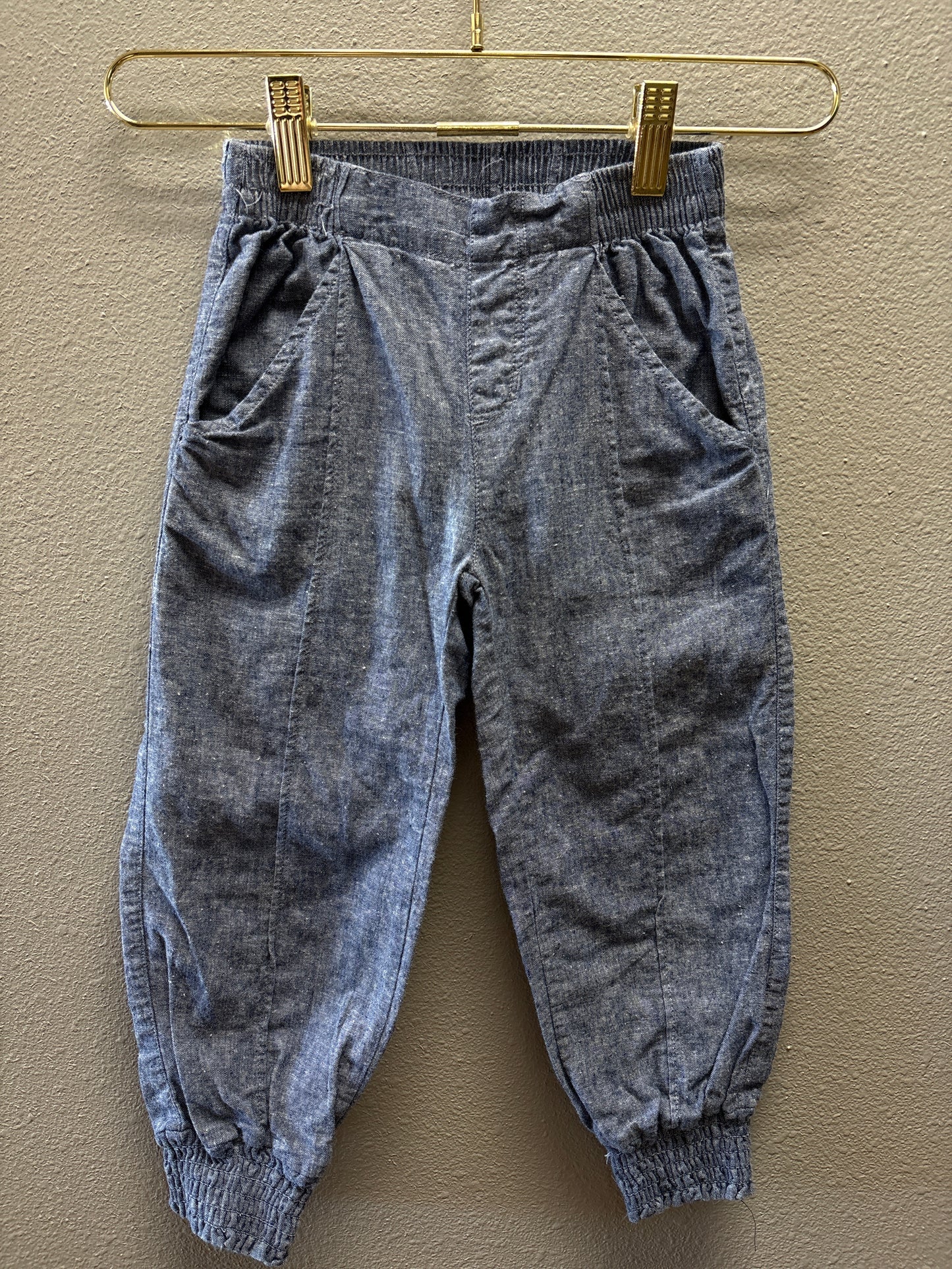 5 Denim Washed Linen Pant