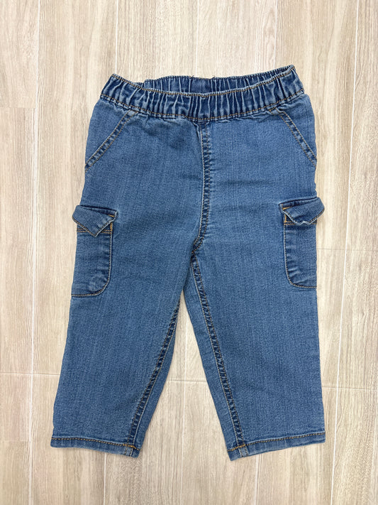 18m Light Wash Cargo Denim