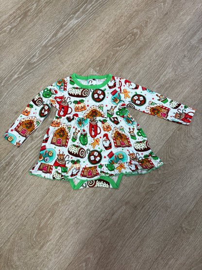 NWT 12-18m Showstoppers Christmas Themed Dress